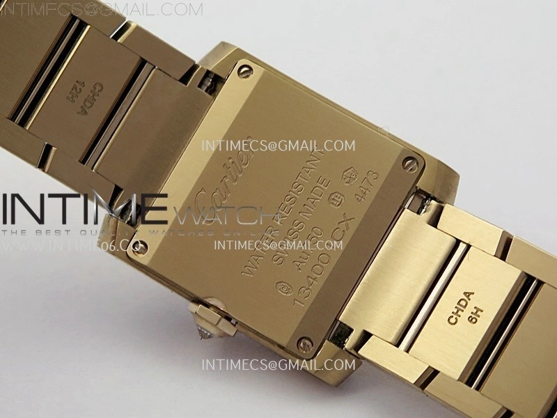 Tank Francaise Ladies 21.2mm Diamond Bezel RG 8848F 1:1 Best Edition Silver Dial on RG Bracelet Ronda Quartz V2